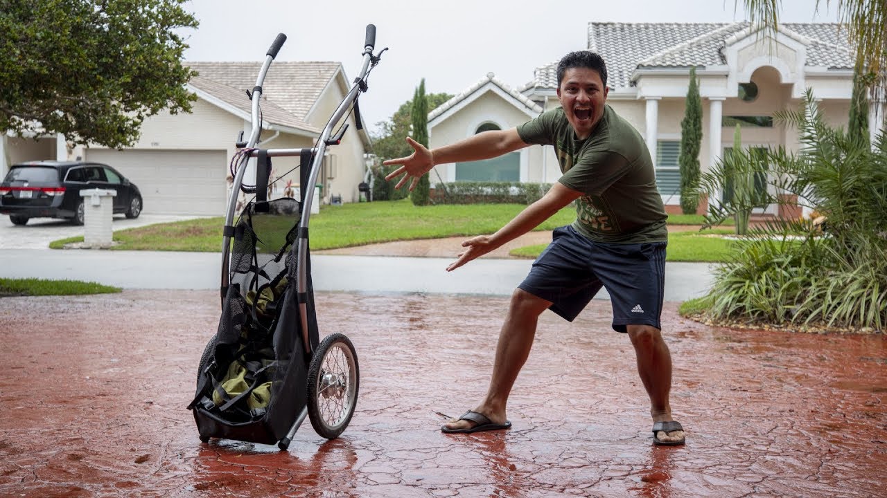 Wheelie V Cargo Trailer on the Via Francigena