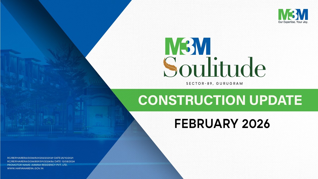 M3M Soulitude &ndash; Construction Update February 2026