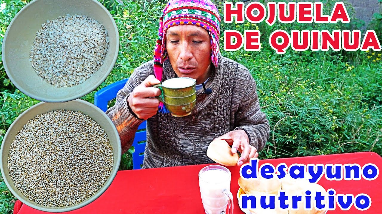 HOJUELA DE QUINUA  CON LECHE | DESAYUNO NUTRITIVO | ALIMENTOS SANOS | FÁCIL  DE PREPARAR