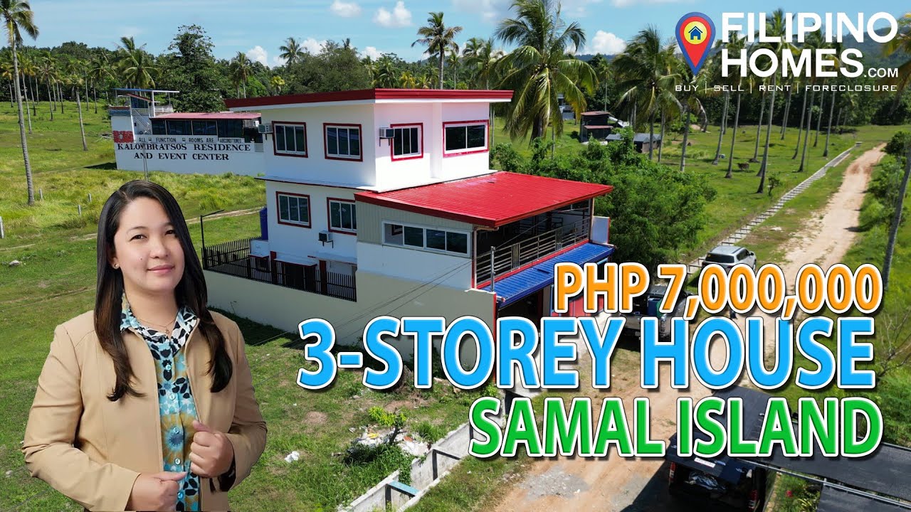 SAMAL 3-STOREY BRAND NEW HOUSE AND LOT FOR SALE | SAMAL ISLAND