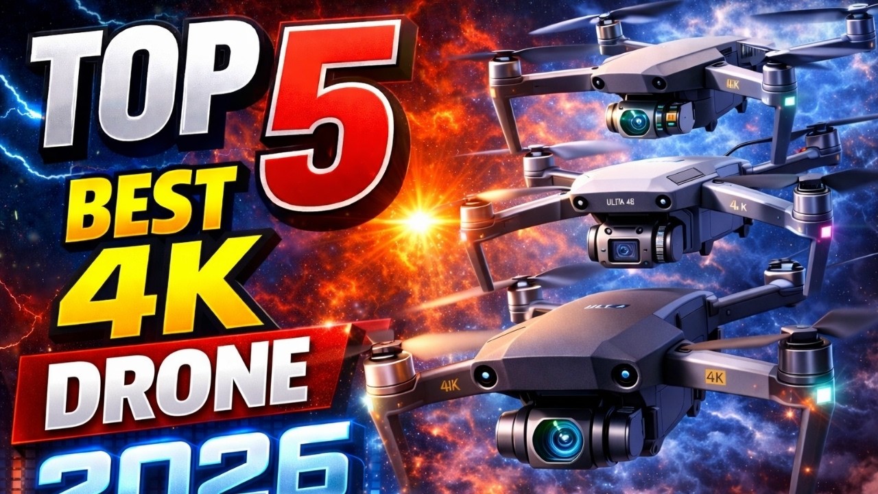Лучшие 4K дроны 2026 года | Дроны с GPS-камерой для начинающих и профессионалов