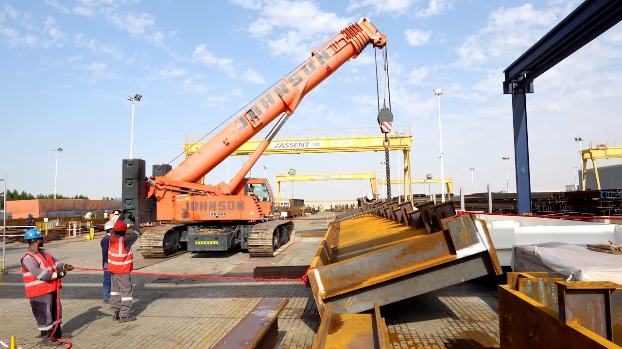 Crawler Crane Heavy Lifting Operation Rigging and Slinging | ASSENT STEEL