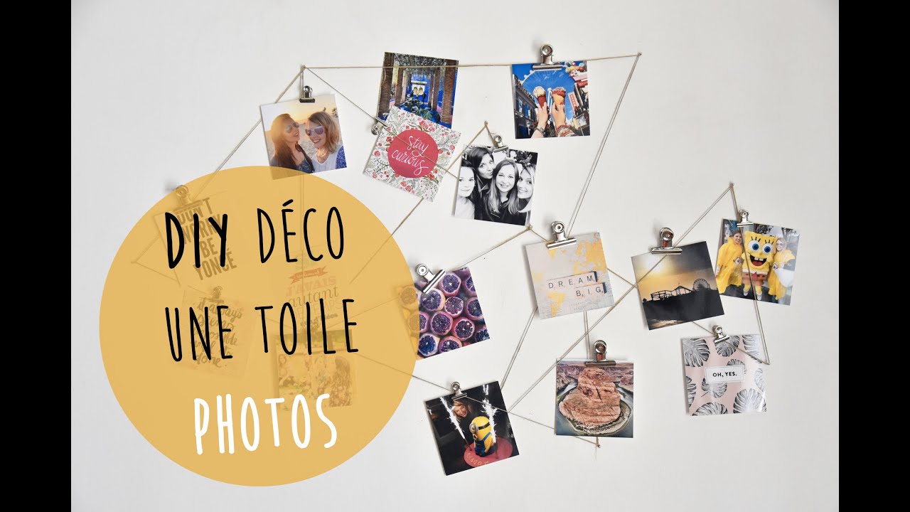 DIY DÉCO : toile photos (Instagram, Polaroïd...)