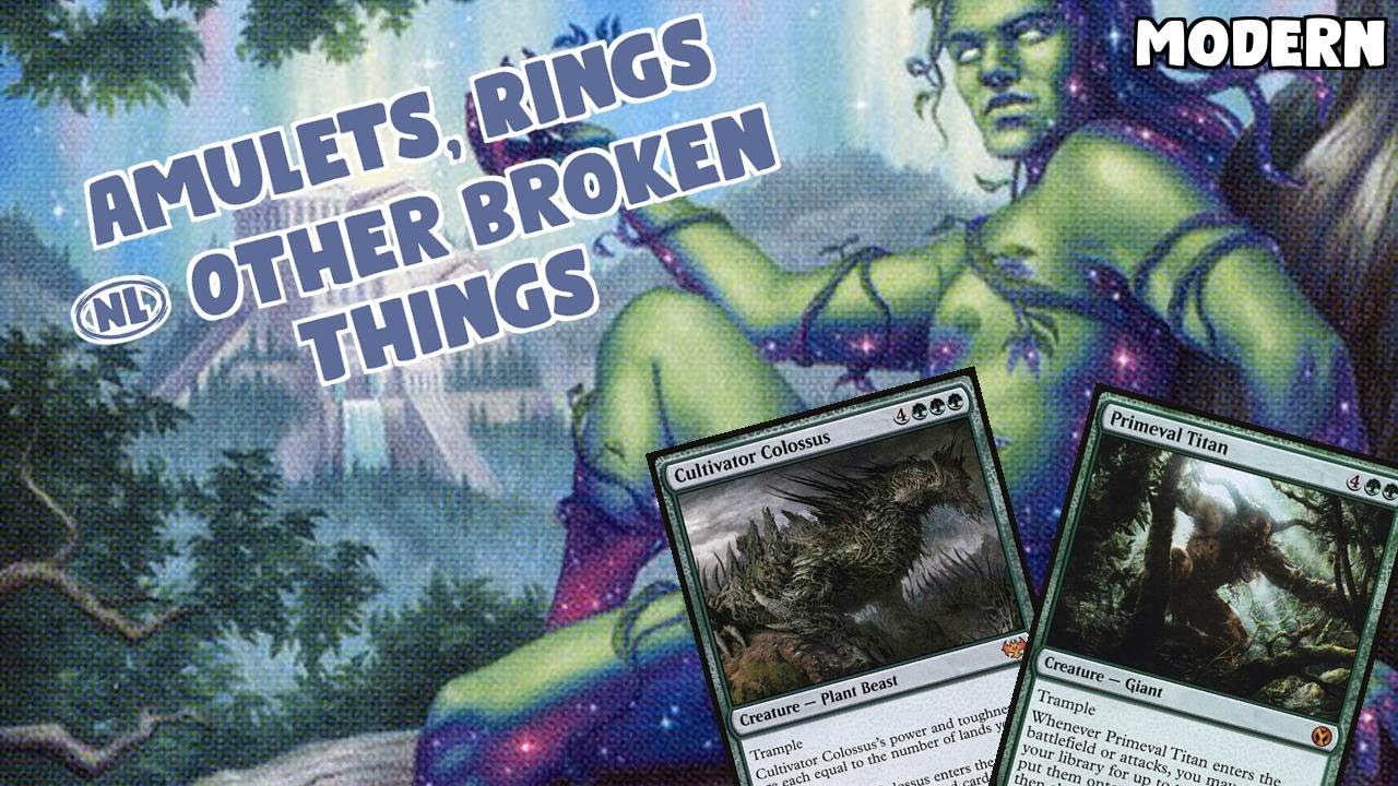 Amulets, Rings & Other Broken Things | Amulet Titan | Modern Challenge | MTGO