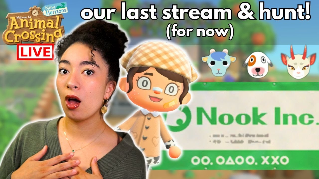 🔴our last time villager hunting... for now! (ACNH)