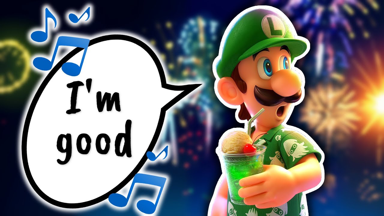 Luigi sings 