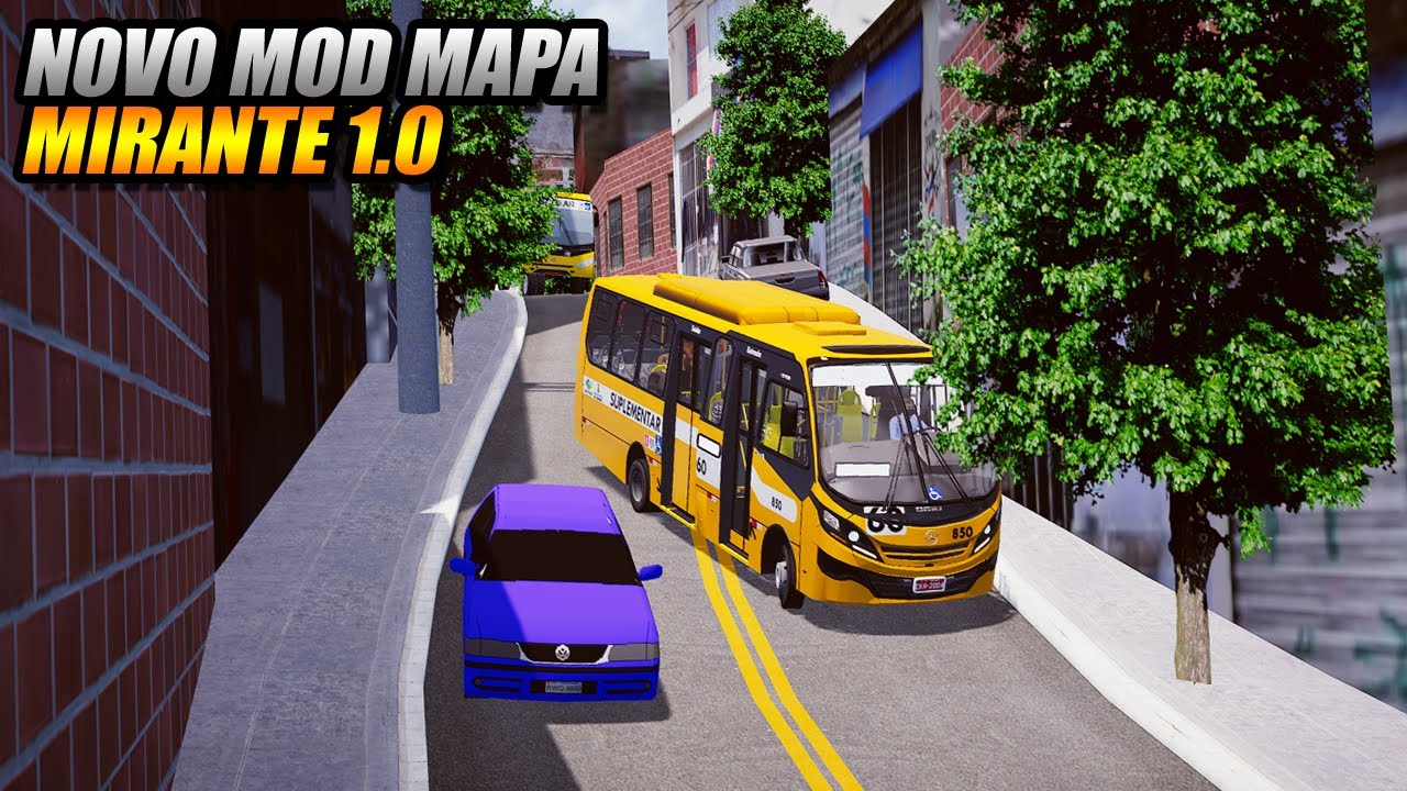 CONHECENDO NOVO MOD MAPA MIRANTE NO PROTON BUS SIMULATOR !!! G27