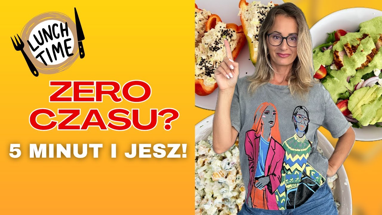 Nie masz czasu na lunch? Te przepisy zrobisz w 5 MINUT! (wysokobiałkowe i low carb)