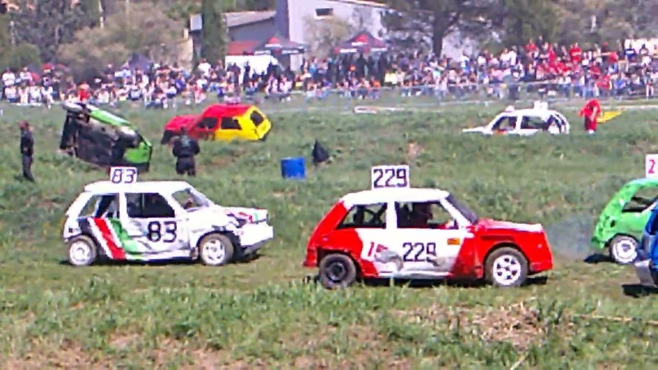 STOCK-CARS Sarrians 2025 1ère Manche (RENAULT 5)