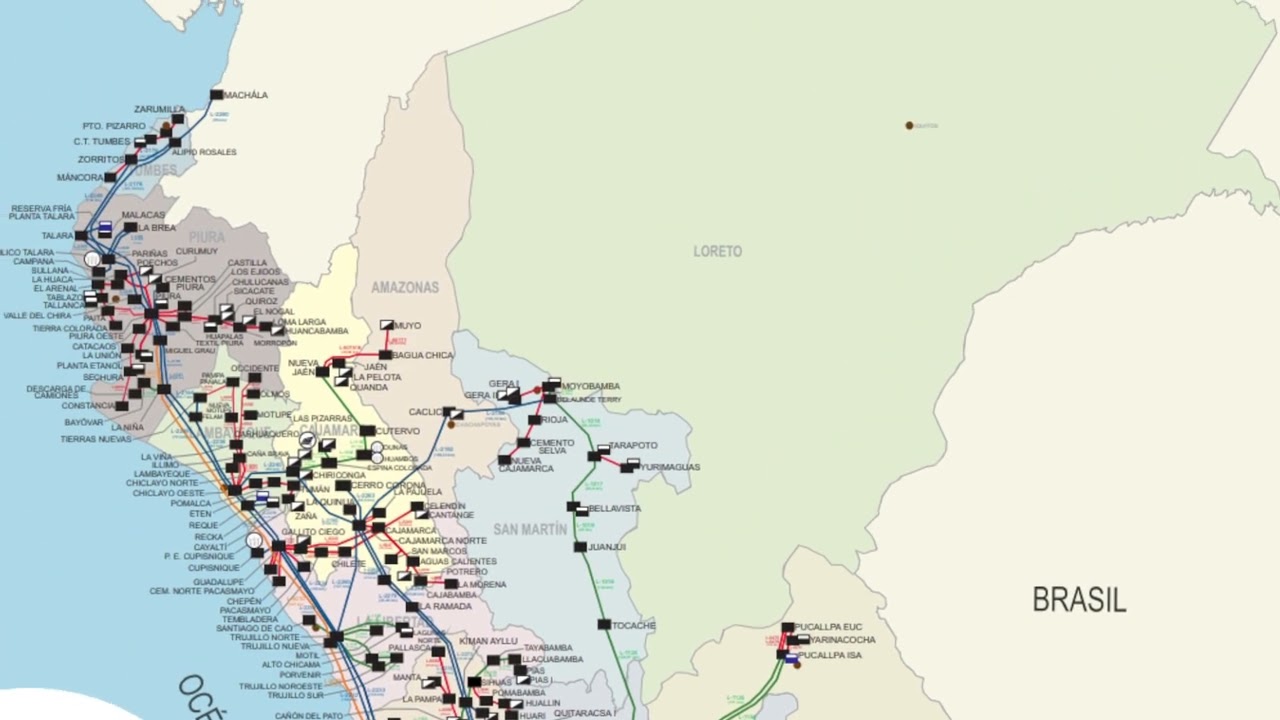 Cómo Abrir y Leer el Mapa del SEIN 2025 | Sistema Eléctrico Interconectado Nacional del Perú – COES