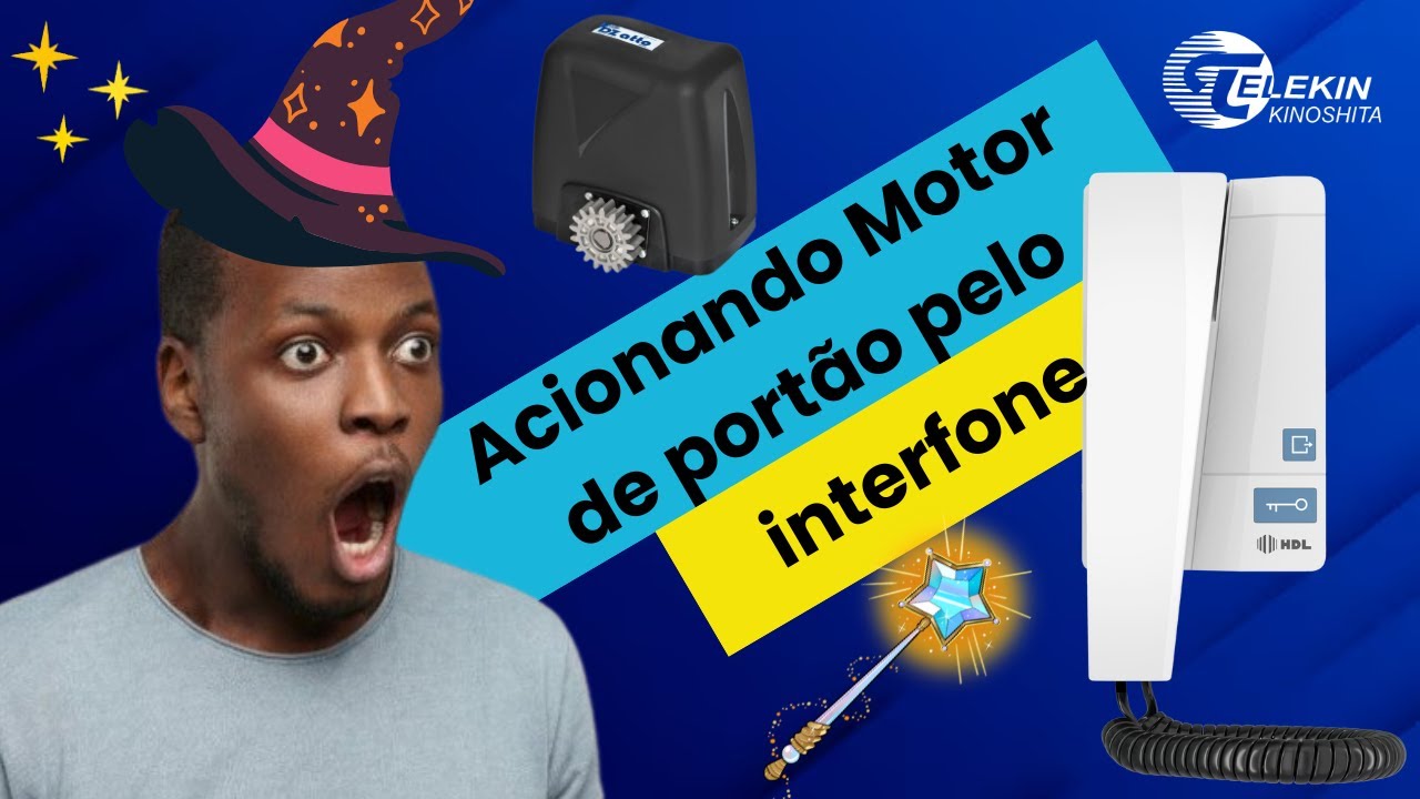 Como Acionar Um Motor de Portão e Fechadura Elétrica pelo Interfone Advance HDL
