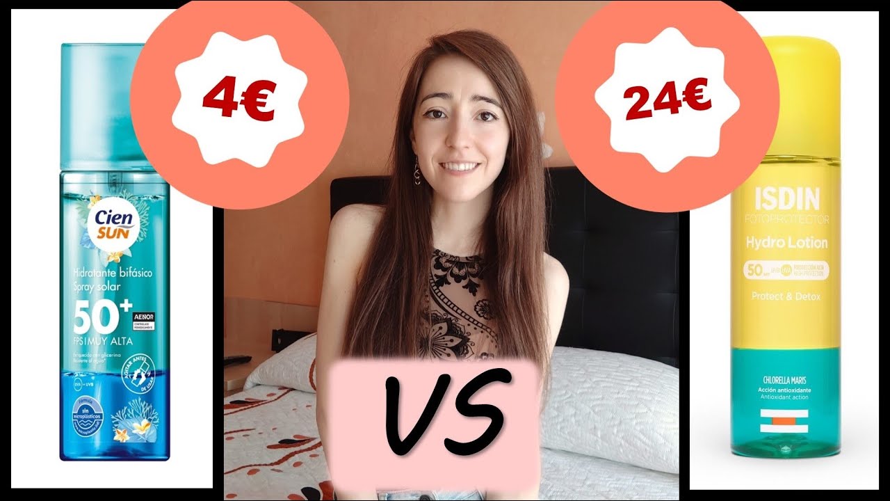 ISDIN vs Lidl: двухфазный солнцезащитный крем с SPF50, какой выбрать? {tinycosmetics}