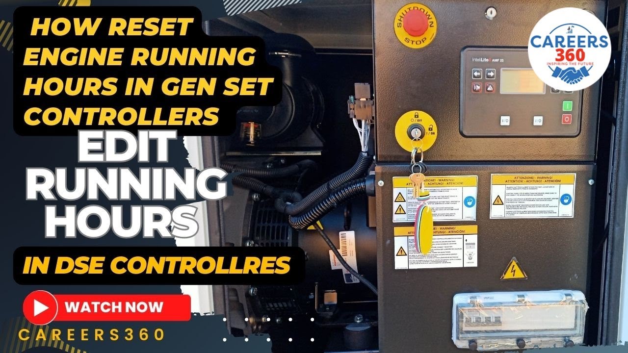 How Reset Engine running hours in Gen set Controllers | Edit running hours in DSE controllers