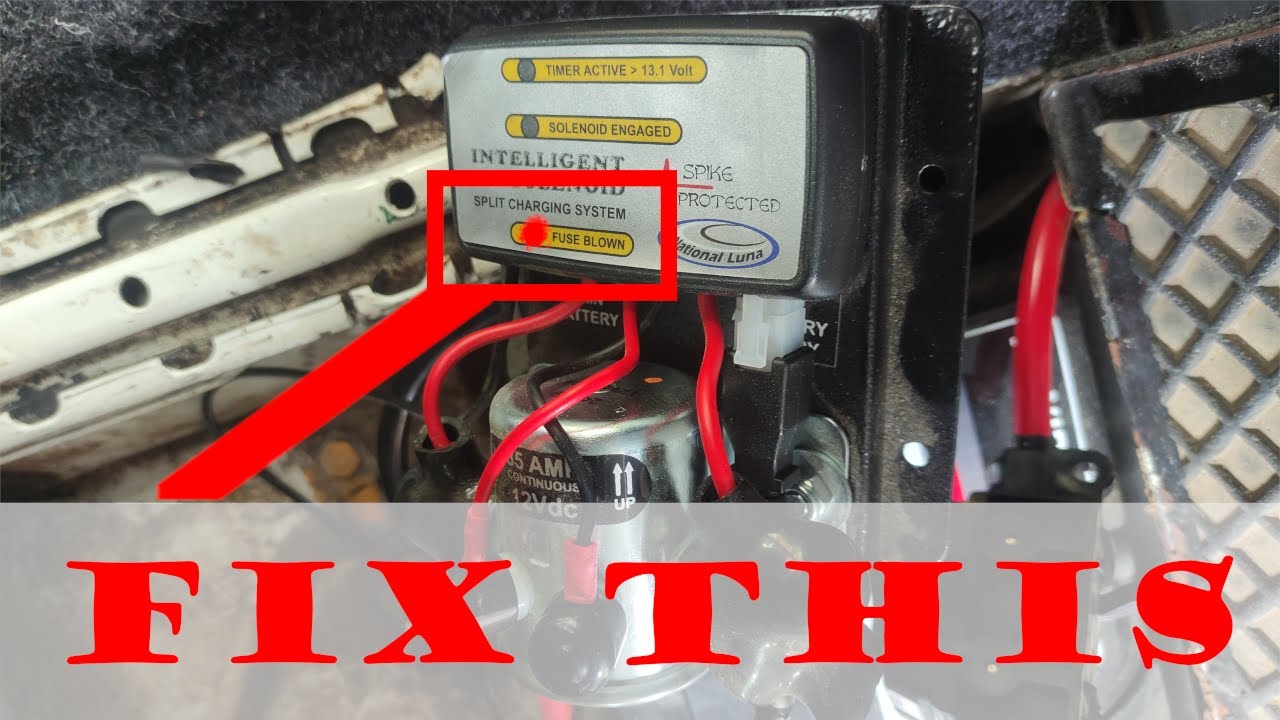 Fix RED LIGHT - Intelligent Solenoid (National Luna)
