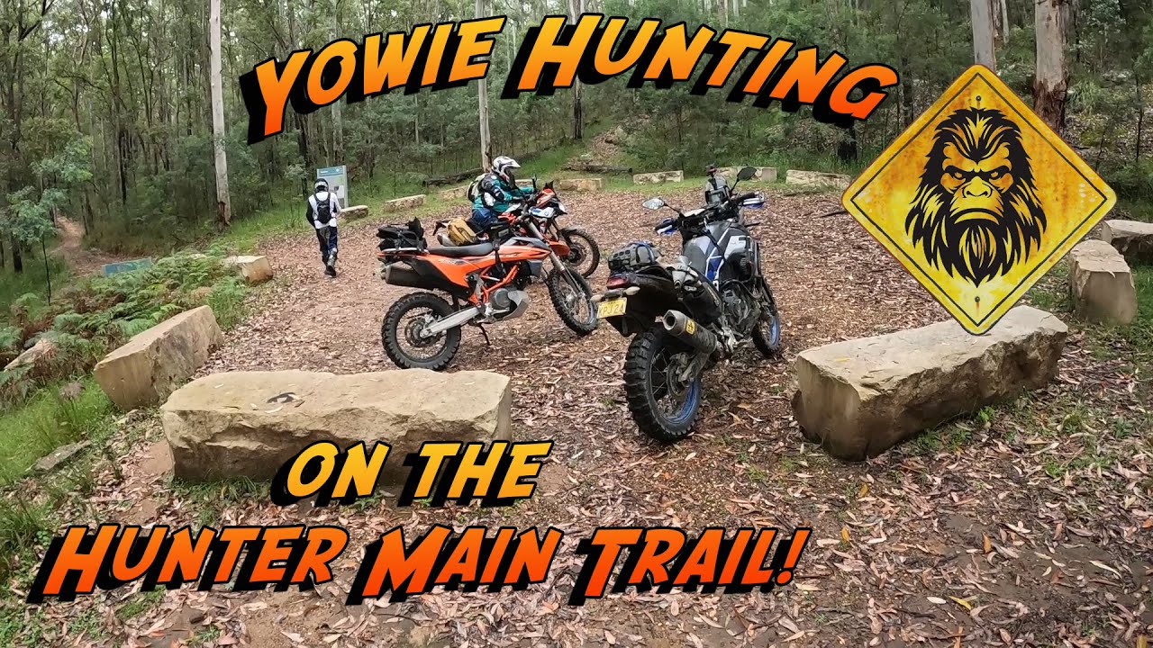 Yowie Hunting on the Hunter Main Trail! Adventure Motorcycle Riding.