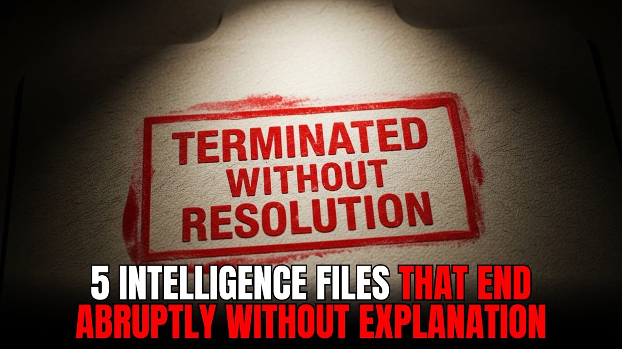5 Intelligence Files That End Abruptly Without Explanation - Covert Archives