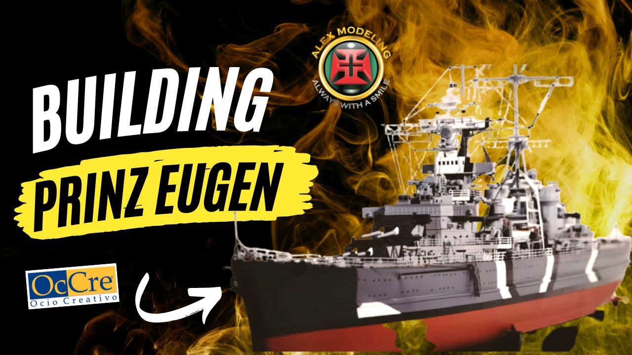 СТРОИМ ТЯЖЕЛЫЙ КРЕЙСЕР #OCCRE PRINZ EUGEN, КОРПУС И ПАЛУБУ!