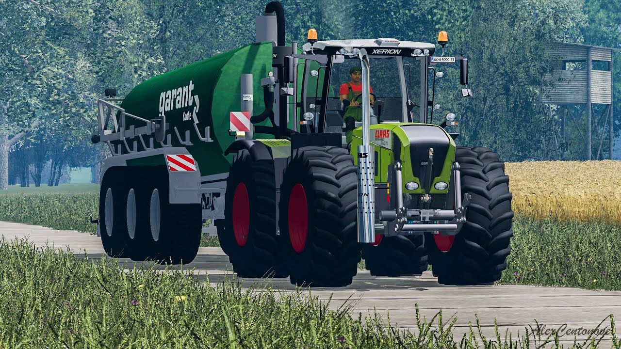 Farming Simulator 2015 - Claas Xerion 3800 VC Manure Spreading