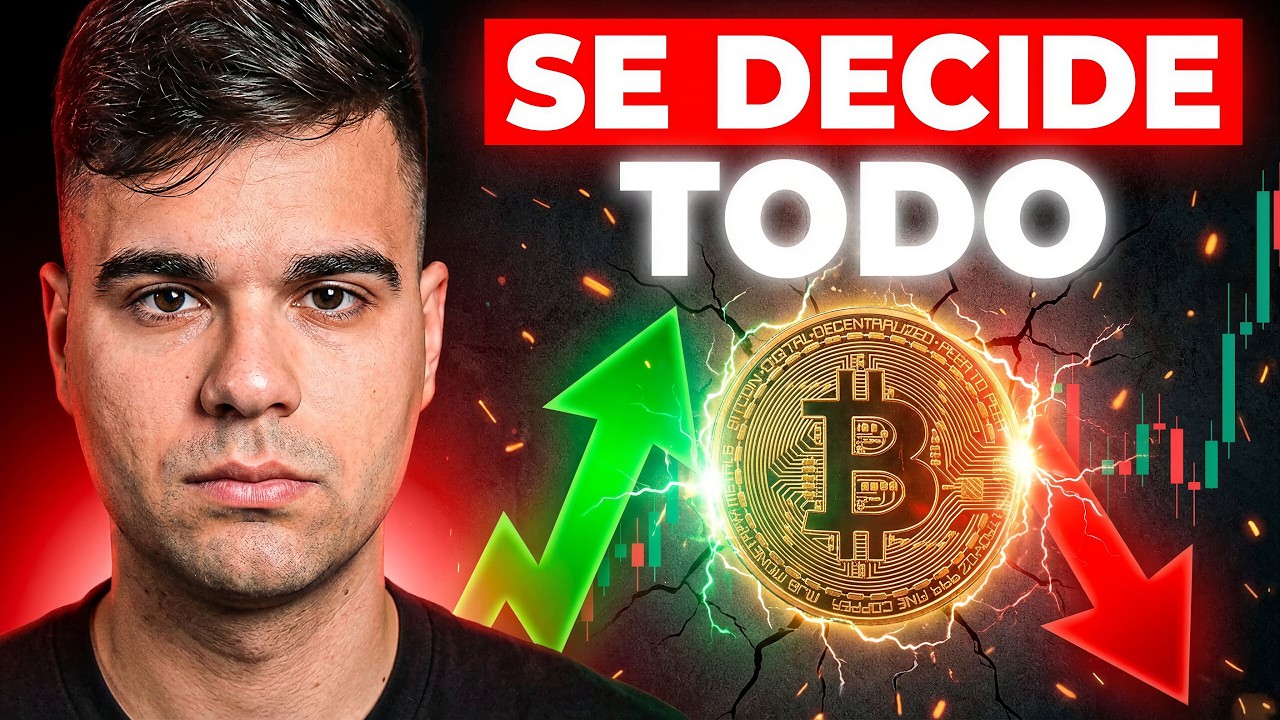 🔥 &Uacute;LTIMA OPORTUNIDAD: Bitcoin ROMPE o se HUNDE HOY ⏰