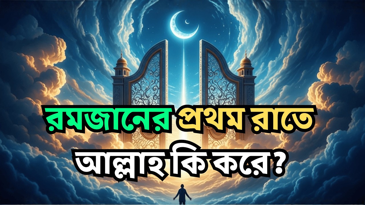 রমজানের প্রথম রাতে আল্লাহ কি করে? | রমজানের প্রথম রাতে আকাশে যা ঘটে! | Ramadan first night miracle