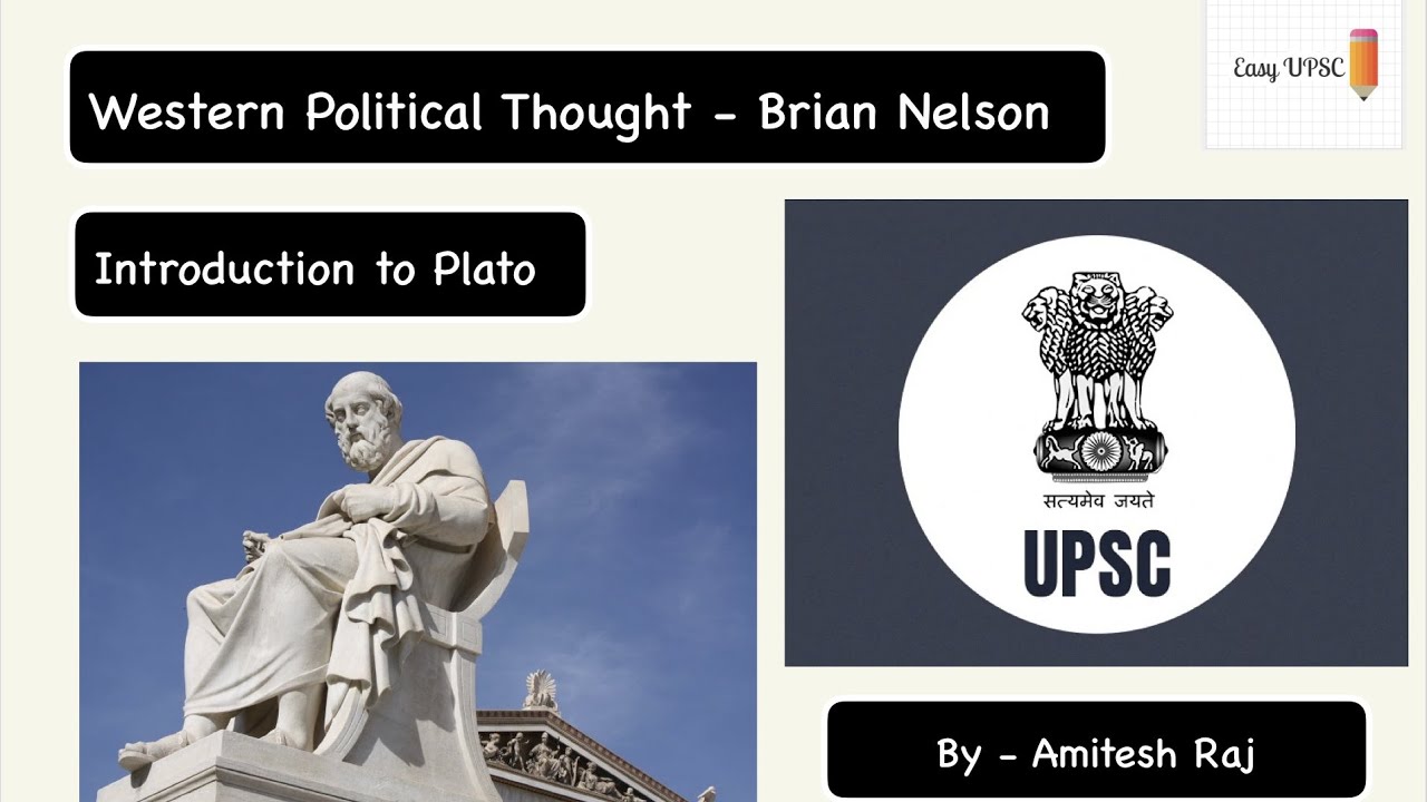 WPT 1 : Introduction to Plato | Brian Nelson | PSIR | UPSC CSE | IAS/ PCS