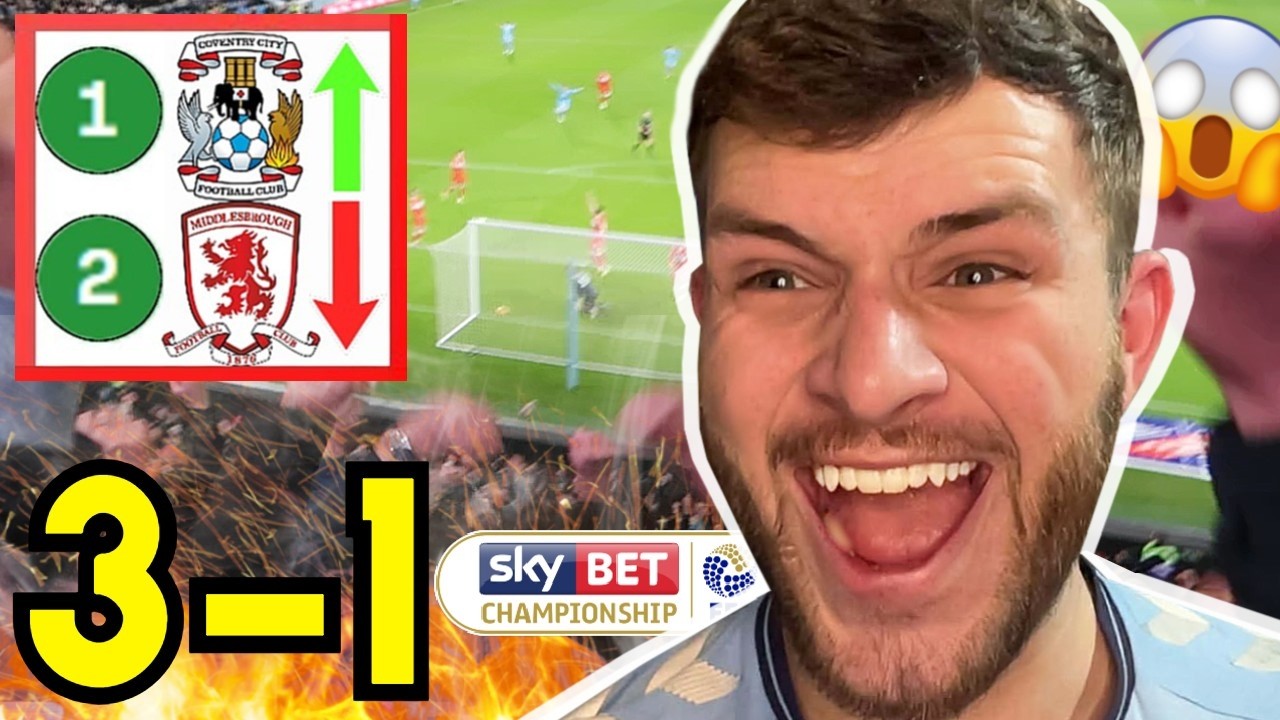 COVENTRY GO TOP WITH MASSIVE WIN OVER BORO