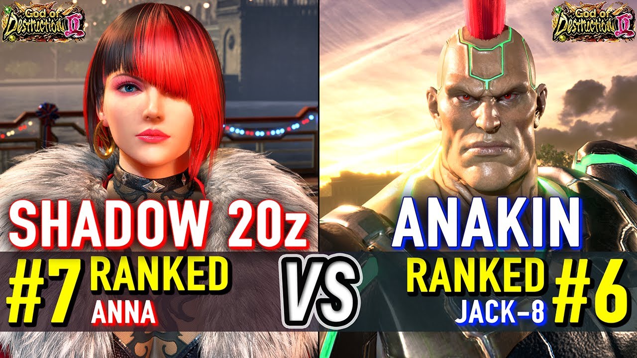 T8 🔥 SHADOW 20z (#7 Ranked Anna) vs ANAKIN (#6 Ranked Jack-8) 🔥 Tekken 8 High Level Gameplay