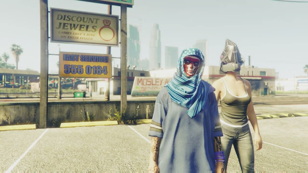 GTAV - ( BEFF ) - MERGE TRON SHOES ONTO JOGGERS