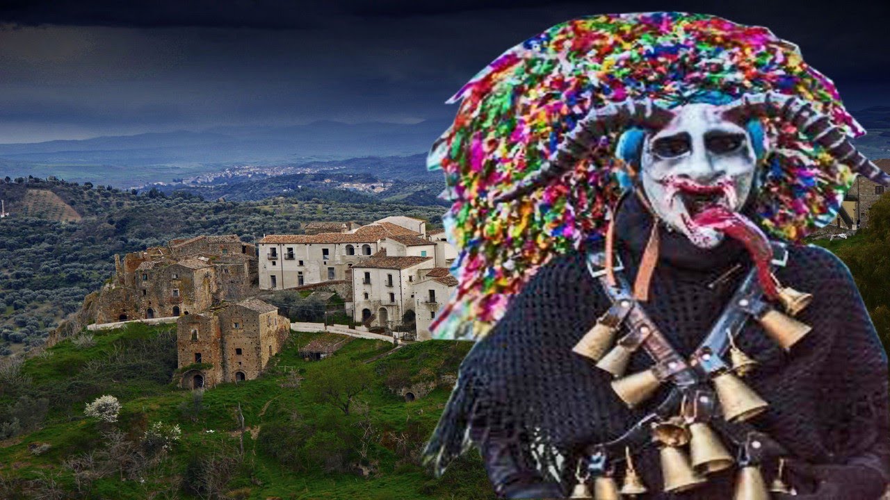 Il MISTERIOSO significato delle maschere CORNUTE nel Carnevale di Aliano