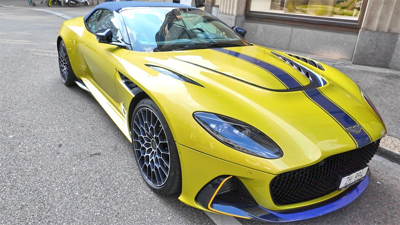 Aston Martin DBS 770 Ultimate Volante and other Supercars in Zurich 2025 🇨🇭 Swiss Carspotting