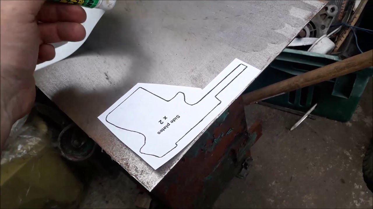 SHEET METAL HAND GUN-LOWER RECEIVER (FRAME) CUTOUT