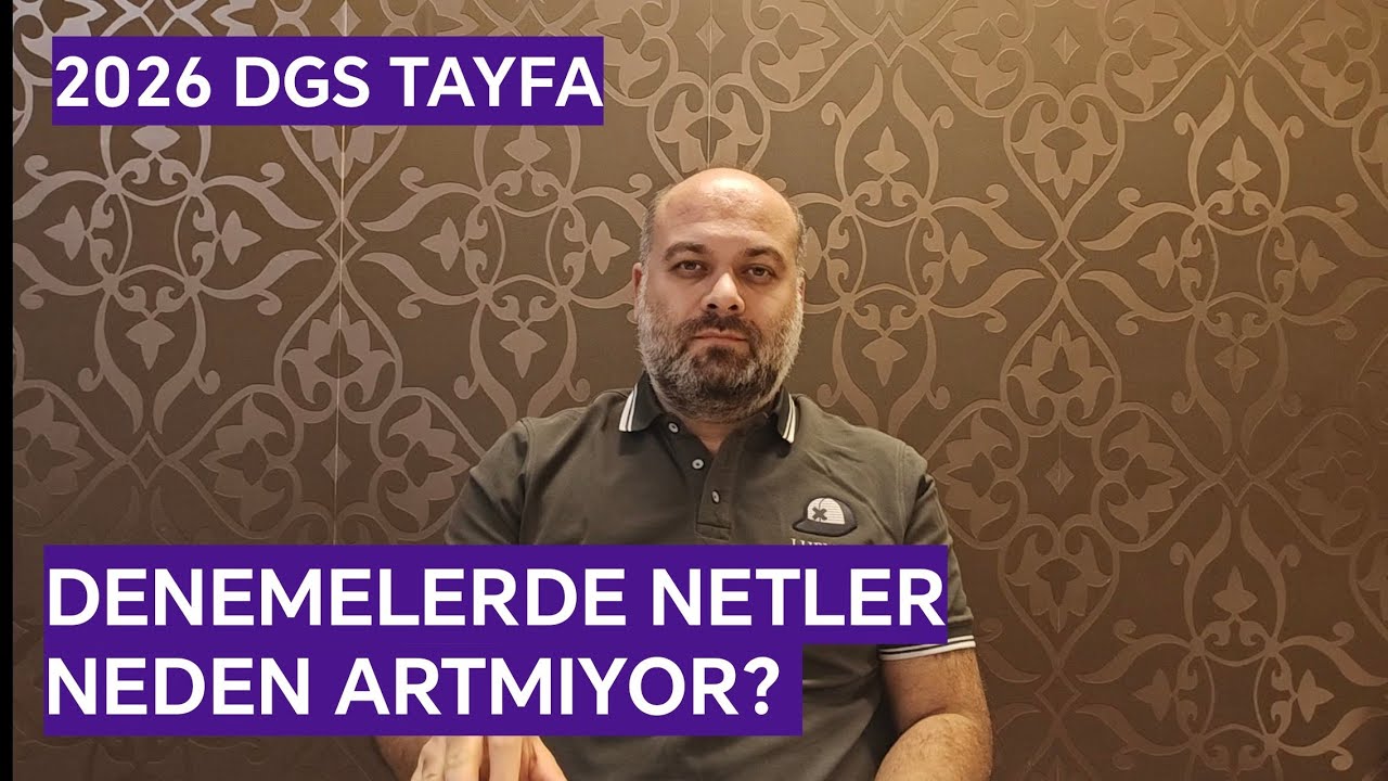 Denemelerde netler neden artmıyor? 