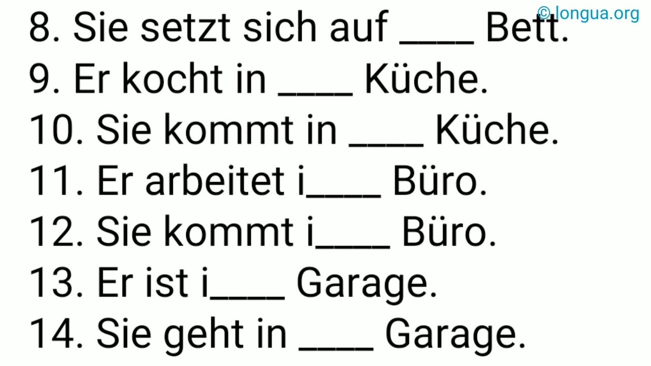 Lokale Präpositionen, Dativ und Akkusativ, wo und wohin, auf über unter, vor hinter, in an neben