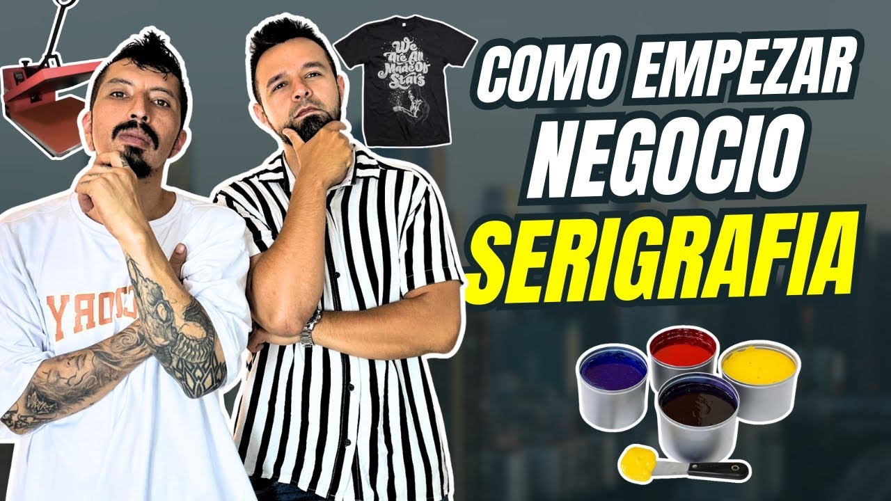 Curso de Serigrafia en Medellín (Emprende desde CASA 🏡 con POCO PRESUPUESTO 💰)