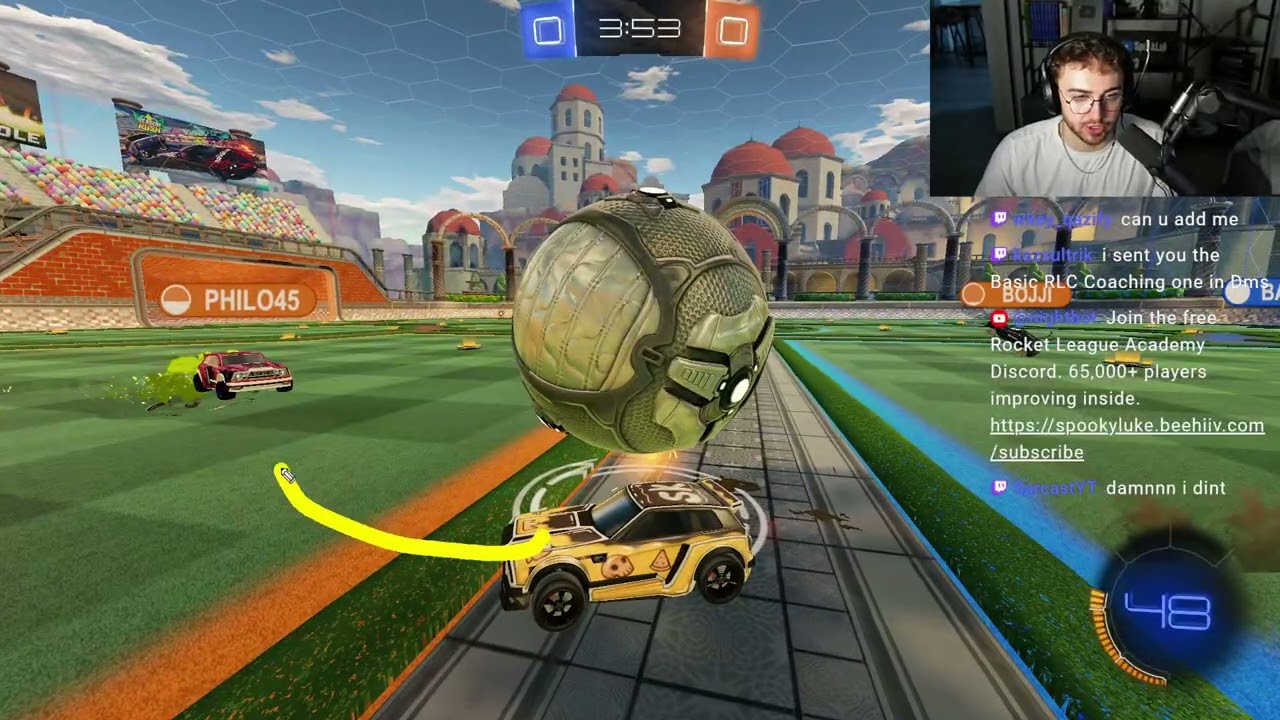 Coaching Champ 1 in 3v3 | Boost Management, Rotation Efficiency & Aerial Control