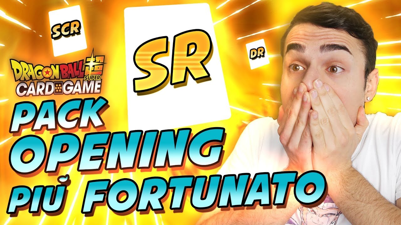 PACK OPENING PIU' FORTUNATO DELLA STORIA! - Dragon Ball Super Card Game Ita