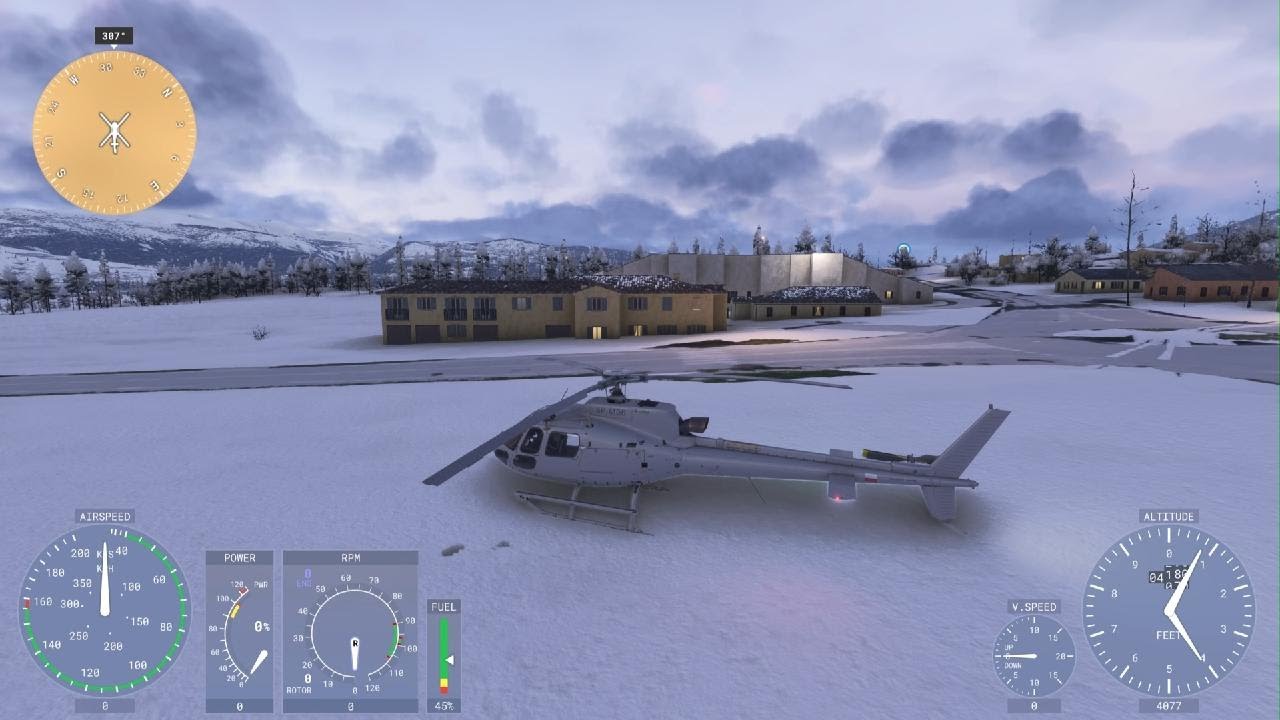 Microsoft Flight Simulator 2024 start H125
