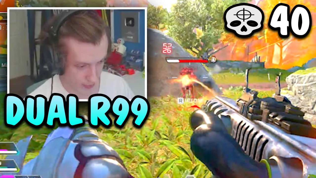 Leamonhead HUMILIATES The Entire Ranked Lobby With Dual R-99 | Apex Legends