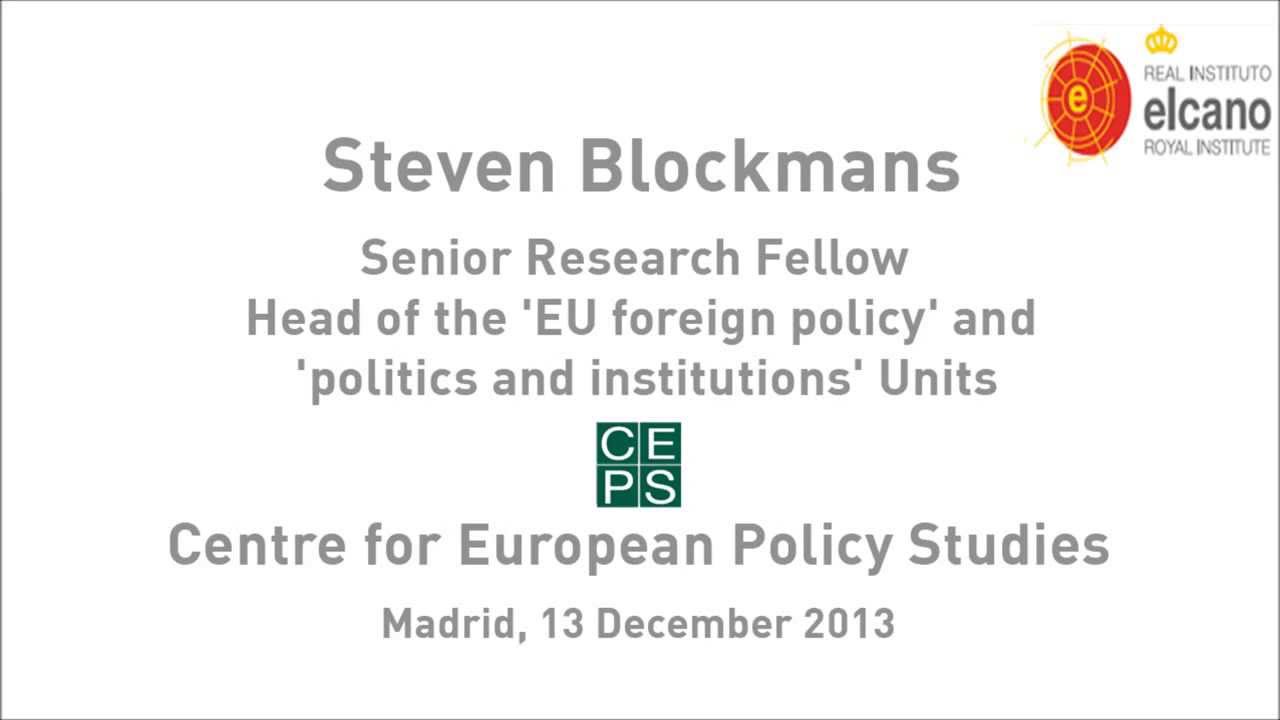 Steven Blockmans. European Union's position on oppositions protests in Ukraine