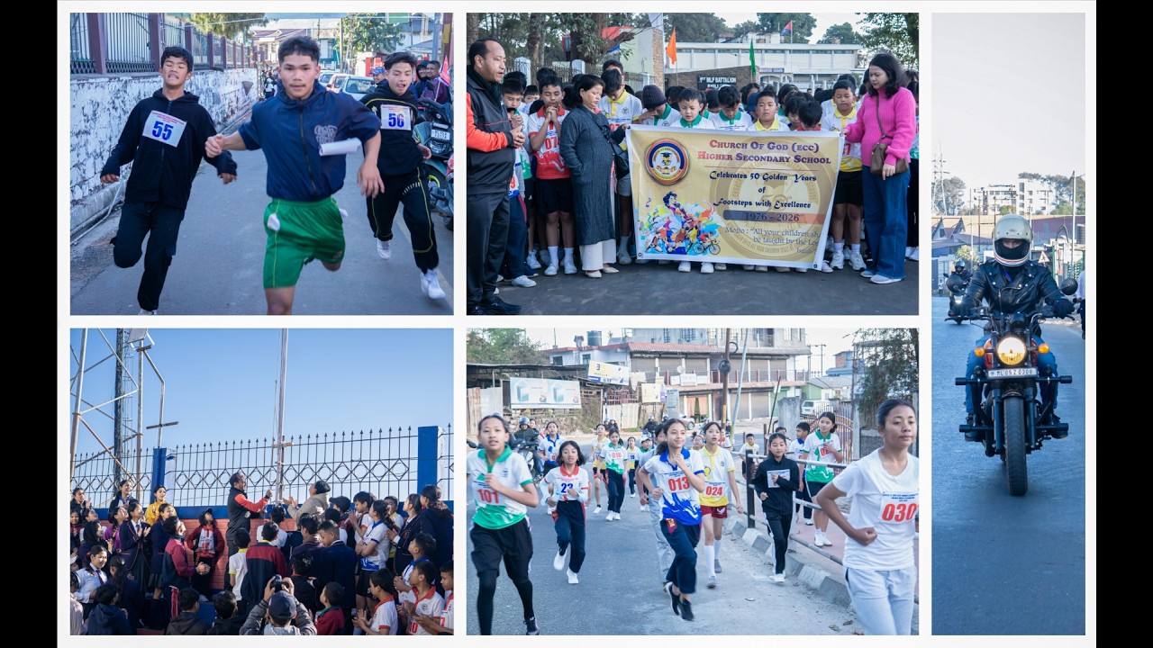 Church Of God (Ecc) HS School kickstarted the 50 Golden years celebration with a Marathon