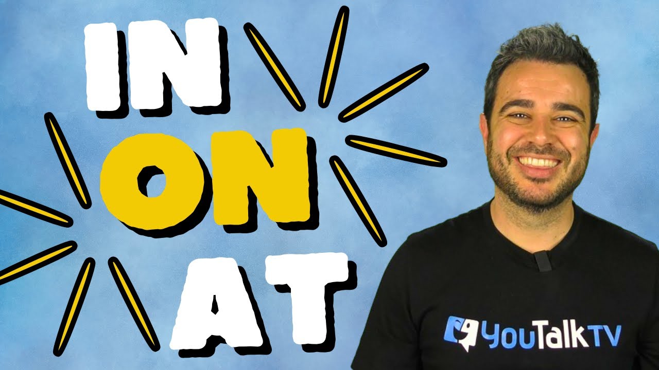 Preposiciones IN ON AT en INGLÉS / Cuándo usar cada una 🎯