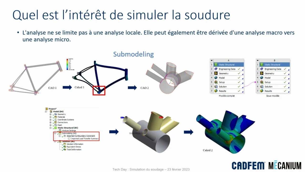 Simulation du soudage avec Ansys Mechanical par CADFEM & Mécanium
