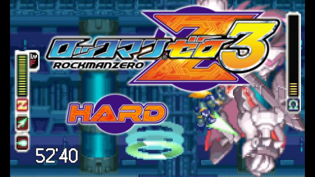 [WR] ロックマンゼロ Mega Man Zero 3 in 52'40 (Hard)