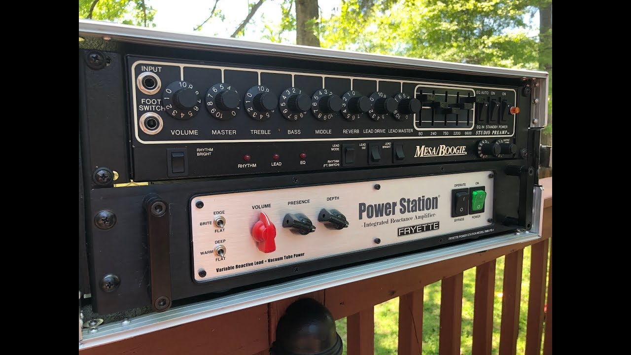 Mesa Boogie Studio Preamp / Fryette Power Station - Low Tuned Metal Demo