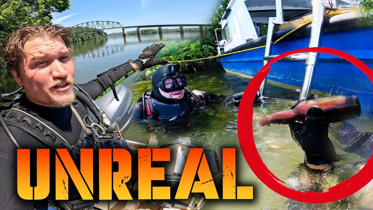 You Won't Believe What We Found Scuba Diving Massively Historic River!