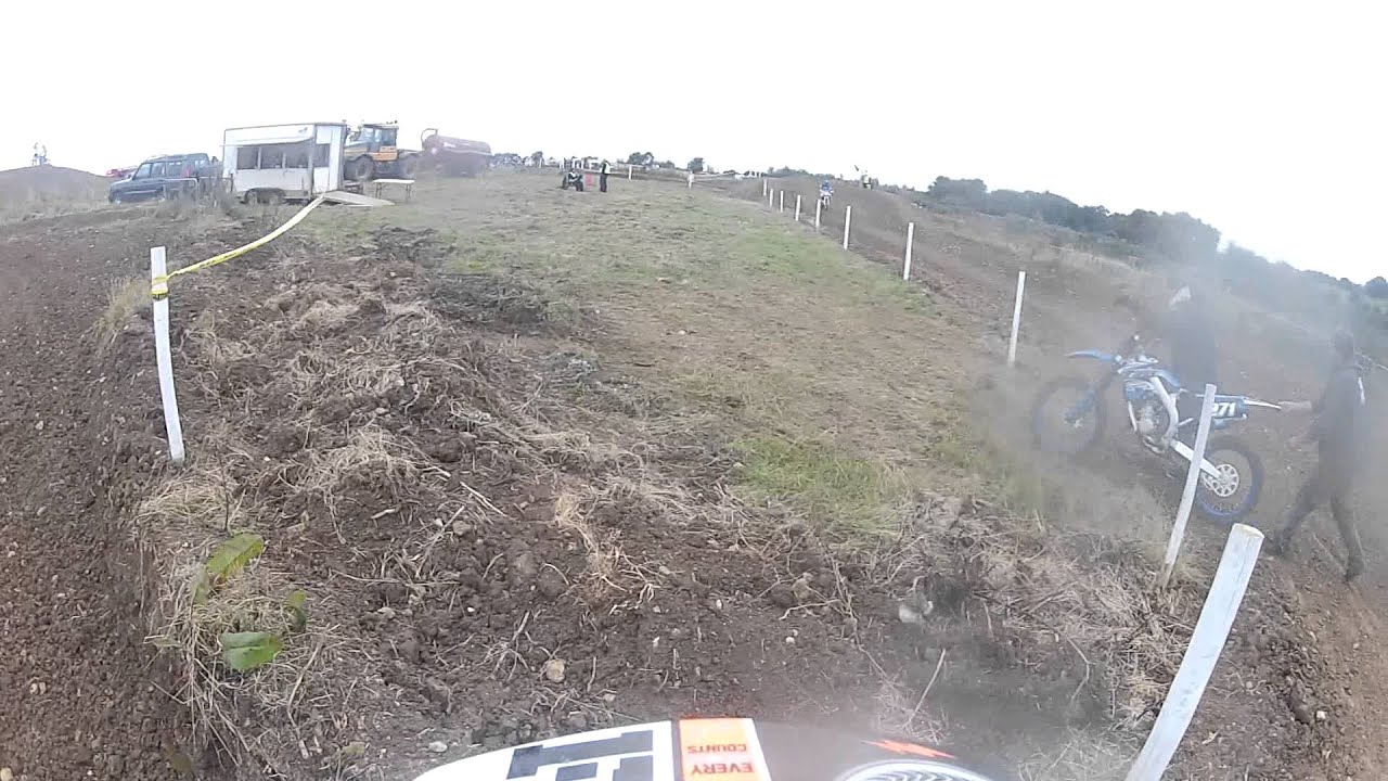 Go Pro Enstone Motocross Race 1 with Banbury Motocross B Group.23 sept 2012 Alan Edwards 14#