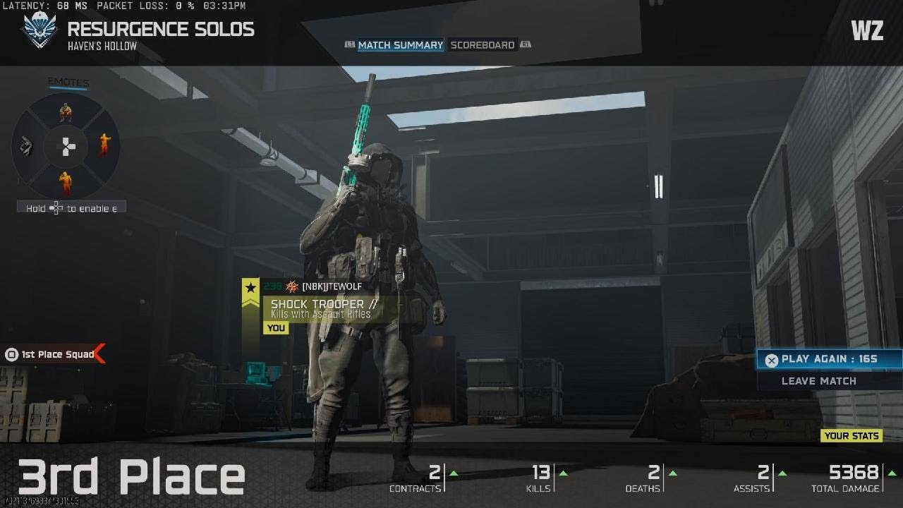 Call of Duty_Warzone Resurgence Solo 13&2