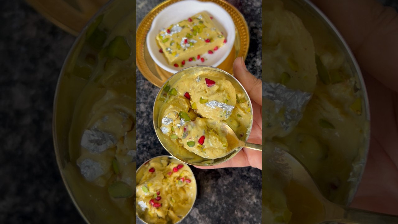 📌Healthy सुगर फ्री राजभोग आइसक्रीम   #nishacookingvlog #shorts_video #icecream #rajbhogicecream