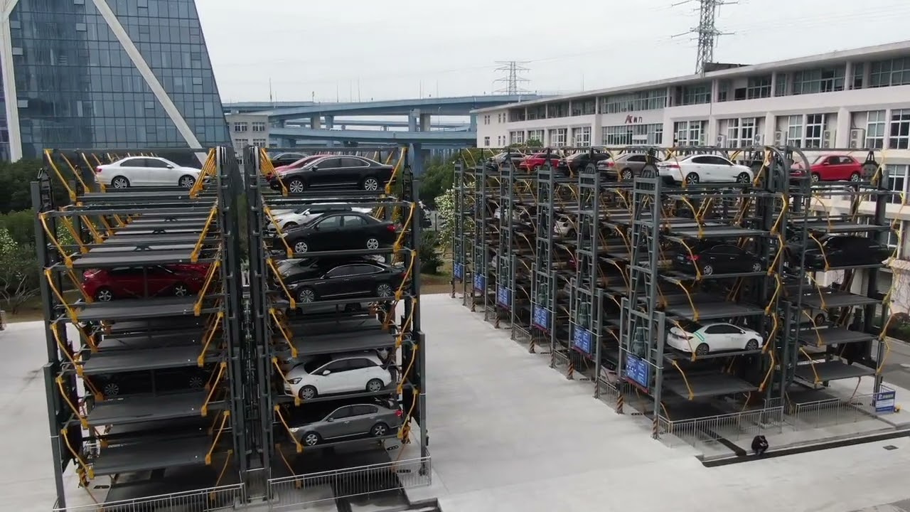 Efficient Rotary Parking System | Smart Multi-level Car Parking Solution