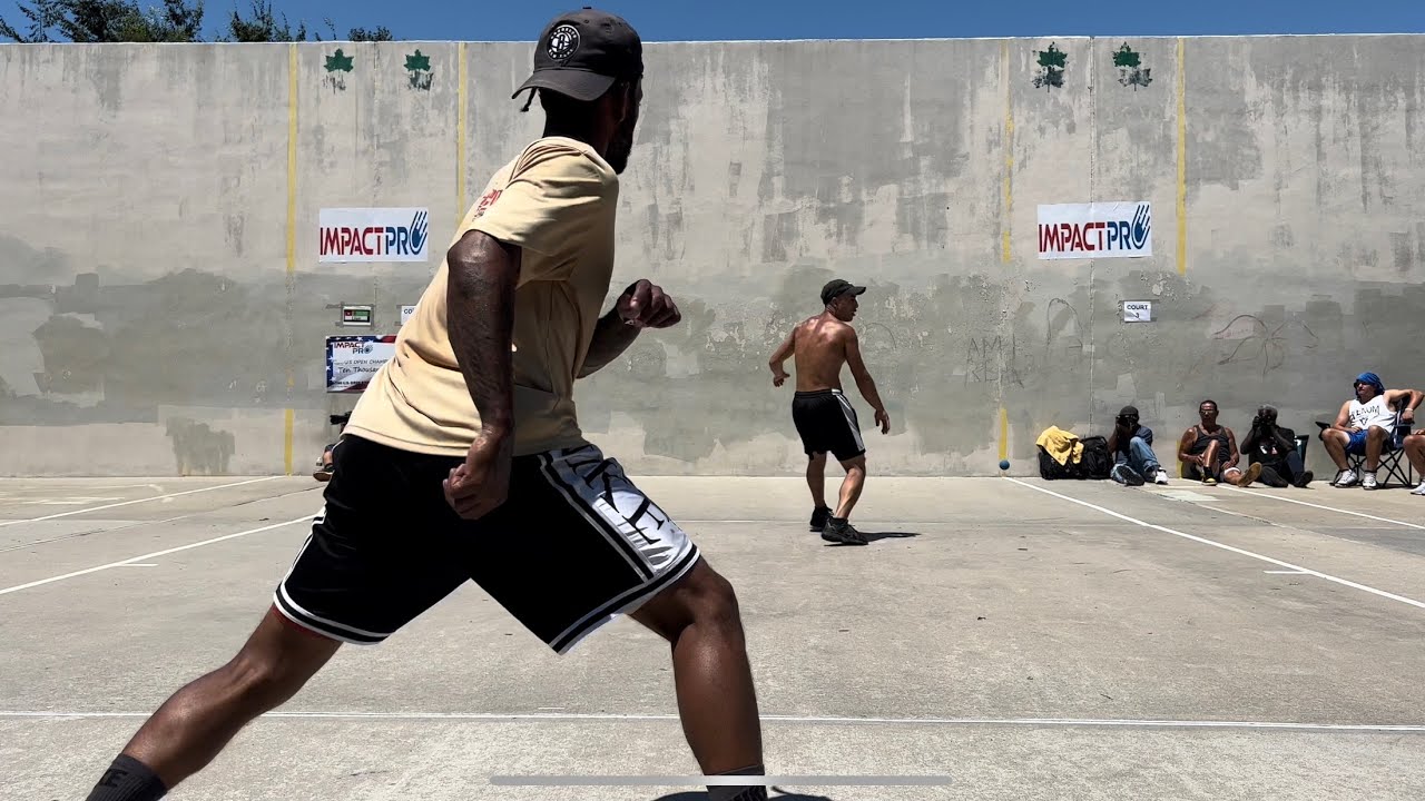 Ray Boss Vs Los - 4th Round Match - 2022 10k U.S Open Singles Handball Tournament